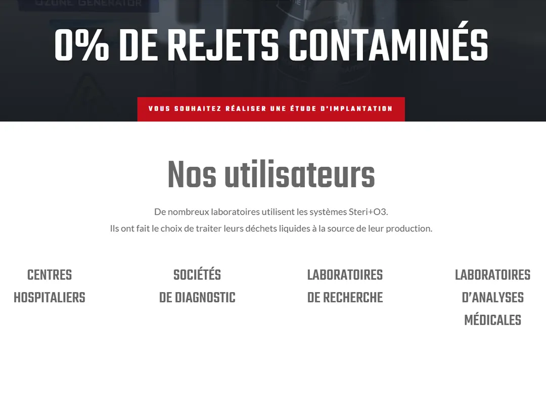 Réalisation de page web - GEMA ENVT - via agence E-studio